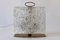 Italienische Mid-Century Tischlampe aus Eisglas, 1950er 9