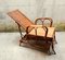 Italian Rattan and Malacca Lounge Chair, 1920s 3