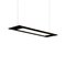 Black Marquina Marble Fax Pendant Lamp by Jean-baptiste Souletie, Image 1