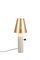 Brass and Marble Vulcain Table Lamp by Pool 1