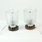 Glass and Wood Table Lamps from Pokrok, 1960s, Set of 2, Image 1