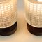 Glass and Wood Table Lamps from Pokrok, 1960s, Set of 2 2