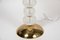 Lámpara de mesa de cristal de Murano, años 80, Imagen 3