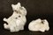 Danish Porcelain Polar Bear Cubs Figurines by Knud Kyhn for Royal Copenhagen, 1963, Set of 2, Image 1