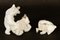 Danish Porcelain Polar Bear Cubs Figurines by Knud Kyhn for Royal Copenhagen, 1963, Set of 2 6