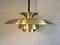 Brass & Aluminium Pendant Lamp, 1960s 4