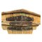 Mesa de comedor india de madera, años 40, Imagen 2