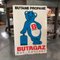 French Glazed Advertising Butagaz Sign, 1950s 1