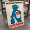 French Glazed Advertising Butagaz Sign, 1950s 4