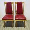 Art Deco French Side Chairs, 1940s, Set of 2 6