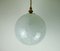 Mid-Century Bubble Glass & Brass Ceiling Lamp from Doria Leuchten, Image 6