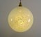 Mid-Century Bubble Glass & Brass Ceiling Lamp from Doria Leuchten 10