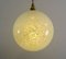 Mid-Century Bubble Glass & Brass Ceiling Lamp from Doria Leuchten, Image 10