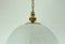 Mid-Century Bubble Glass & Brass Ceiling Lamp from Doria Leuchten 9