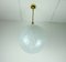 Mid-Century Bubble Glass & Brass Ceiling Lamp from Doria Leuchten 1