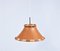 Vintage Leather Pendant Lamp by Ahrens Anna for Ateljé Lyktan 1