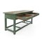 Patinated Wooden Dining Table, 1940s 7