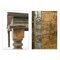 Mesa de comedor de madera tallada y tachonada, años 40, Imagen 2