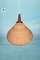 Danish Rattan Pendant Lamp, 1960s 1