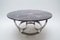 Tavolino da caffè in metallo cromato e marmo, anni '60, Immagine 1
