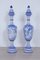 Large Italian Blue Majolica Amphorae from Santarelli, 1950s, Set of 2 1