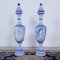 Large Italian Blue Majolica Amphorae from Santarelli, 1950s, Set of 2, Image 4