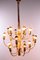 Lámpara de araña Hollywood Regency grande dorada de Gaetano Sciolari para Boulanger France, años 60, Imagen 5