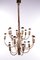 Large Hollywood Regency Golden Chandelier by Gaetano Sciolari for Boulanger France, 1960s 2