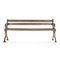 Wood and Cast Iron Bench, 1940s 3