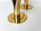 Mid-Century Scandinavian Brass Model Lily Candleholders by Ivar Ålenius Björk for Ystad-Metall, Set of 2 6