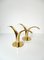 Mid-Century Scandinavian Brass Model Lily Candleholders by Ivar Ålenius Björk for Ystad-Metall, Set of 2 3