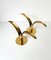 Mid-Century Scandinavian Brass Model Lily Candleholders by Ivar Ålenius Björk for Ystad-Metall, Set of 2 8