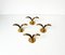 Portacandele Lily Mid-Century in ottone di Sweden-Lily, set di 4, Immagine 7