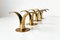 Portacandele Lily Mid-Century in ottone di Sweden-Lily, set di 4, Immagine 5