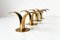 Small Mid-Century Brass Model Lily Candleholders from Sweden-Lily, Set of 4 5