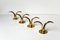 Small Mid-Century Brass Model Lily Candleholders from Sweden-Lily, Set of 4 2
