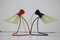 Glass Table Lamps by Josef Hurka for Napako, 1960s, Set of 2, Image 1