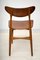 Danish Wooden Curved Dining Chairs, 1960s, Set of 6 4