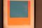 Blue and Red Orange Serigraph by Geiger Rupprecht, 1960s, Image 2