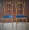 Mid-Century Italian Brass Side Chairs from Chiavari, 1950s, Set of 2, Image 10