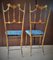 Mid-Century Italian Brass Side Chairs from Chiavari, 1950s, Set of 2 8