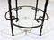 Wrought Iron Bar Stools, 1950s, Set of 4 17