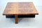 Italienischer Vintage Couchtisch aus Holz 3