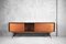 Credenza Mid-Century in rame e noce, Italia, anni '60, Immagine 3