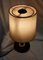 Lámpara de mesa vintage de palisandro y cuero, años 20, Imagen 6