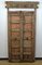 Antique Indian Painted and Carved Wooden Door, Image 1