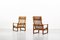 Mid-Century Lounge Chairs by Børge Mogensen for Federica, Set of 2, Image 2