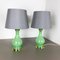 Mid-Century Opaline Murano Glass Table Lamps from Cenedese Vetri, Set of 2 8