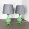 Mid-Century Opaline Murano Glass Table Lamps from Cenedese Vetri, Set of 2, Image 8