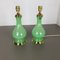 Mid-Century Opaline Murano Glass Table Lamps from Cenedese Vetri, Set of 2 7